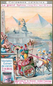 Die Große Sphinx von Gizeh, Ägypten, ca. 1890-1910 von Unbekannt