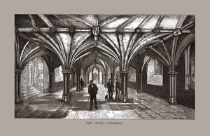 Die Krypta der Guild-Hall von Unbekannt