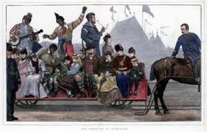 Die Pferdebahn in Wimbledon, 1872 von Unbekannt