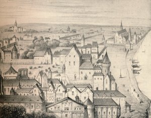 Das Hotel St. Paul im 14. Jahrhundert, 1915 von Unbekannt