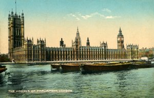 Die Häuser des Parlaments, London, 1925
