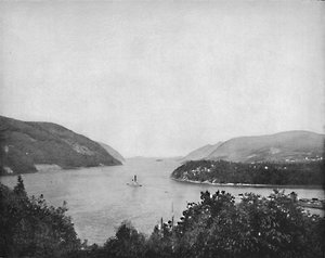 Der Hudson River bei West Point