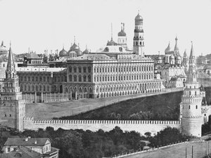 Der Kaiserpalast im Kreml, Moskau, Russland, 1895