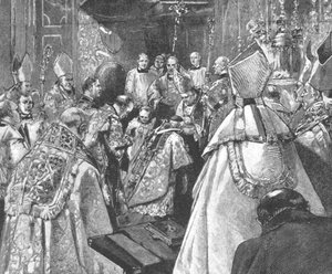 Die Investitur von Erzbischof Vaughan...in der Brompton Oratory, 16. August 1892, 1901
