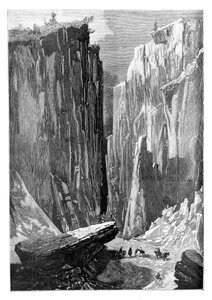 Die Eisentor-Schlucht auf der Karshi-Derbent-Route, Afghanistan, 1895
