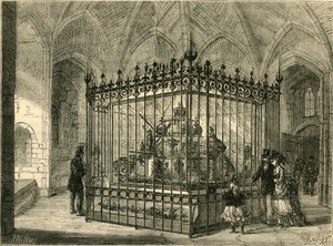 Der Juwelenraum im Tower, ca. 1872