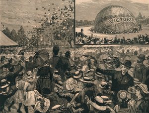 Das Jubiläumsfest für die Kinder der Londoner Schulen im Hyde Park, 1887 von Unbekannt