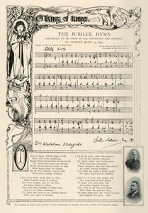 Das Jubiläumslied. Bestimmt für den Gebrauch in allen Kirchen und Kapellen am Sonntag, den 20. Juni 1897 von Unbekannt
