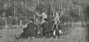 Der König schießt über die Sandringham-Reservate, 1900er Jahre, 1910