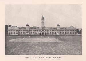 Der Kuala Lumpur Cricket Ground, Malaya, 1912