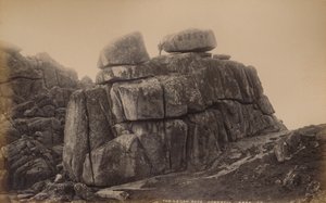 Der Logan Rock, Cornwall, 1929