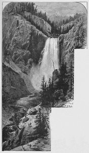 Die unteren Wasserfälle, 1883 von Unbekannt
