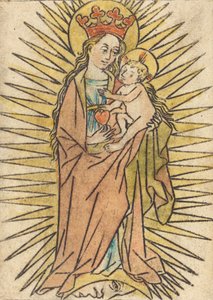 Die Madonna und das Kind mit einer Birne, ca. 1440-1460