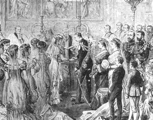 Die Hochzeit des Herzogs von Connaught mit Prinzessin Louise Margaret von Preußen