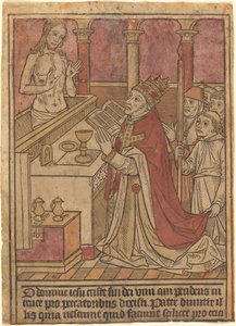 Die Messe des Heiligen Gregor [recto]