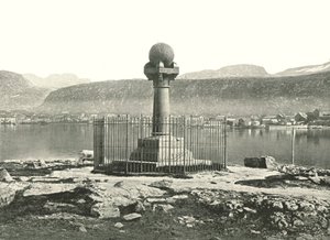 Die Meridian-Säule, Hammerfest, Norwegen, 1895
