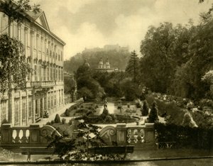 Das Mirabell-Palais und die Gärten, Salzburg, Österreich, um 1935 von Unbekannt