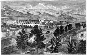 Der Mormonentempel und Prophetenblock, Salt Lake City, Utah