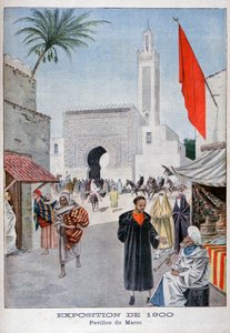 Der marokkanische Pavillon auf der Weltausstellung 1900, Paris