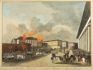Die Moskauer Feuerwehrleute, 1810 von Unbekannt