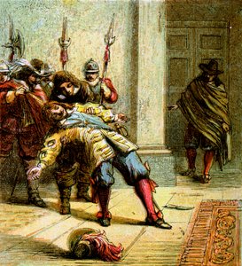 Der Mord an Buckingham, 1628, ca. 1850