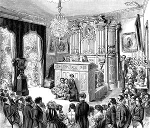 Das musikalische Soirée bei Pauline Viardot-Garcia von Unbekannt