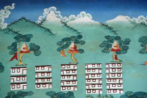 Der Mythos von Shangri La. Kopan-Kloster, Kathmandu, Nepal