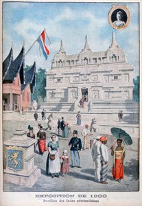 Niederländisch-Indien-Pavillon auf der Weltausstellung von 1900, Paris, 1900 von Unbekannt