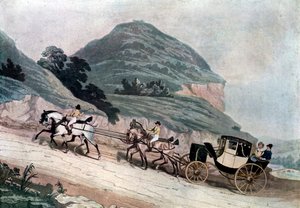 Der neu gewählte Abgeordnete auf dem Weg zum Unterhaus, 1835 von Unbekannt