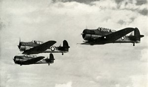 Die nordamerikanische Harvard, 1941 von Unbekannt