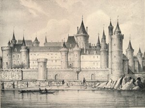 Der alte Louvre im Jahr 1670, 1915 von Unbekannt
