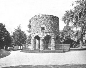 Der alte nordische Turm, Newport, Rhode Island, USA, ca. 1900