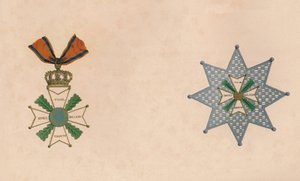 Der Orden von Wilhelm der Niederlande, 19. Jahrhundert von Unbekannt