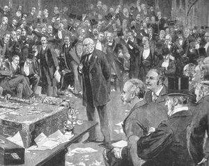 Der Sturz der Regierung von Lord Salisbury, 12. August 1892, 1901 von Unbekannt