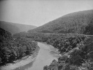 Der Packsattel, Allegheny Mountains, Pa., um 1897