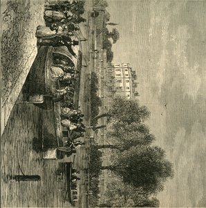 Der Paddington-Kanal, 1840, um 1876 von Unbekannt