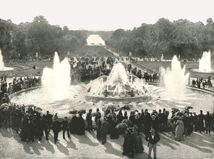 Die Palastbrunnen, Versailles, Frankreich, 1895 von Unbekannt
