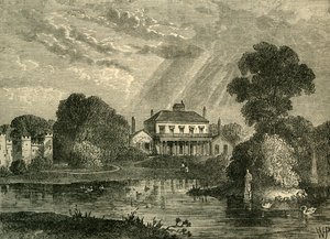 Der Pavillon, Hans Place, im Jahr 1800, ca. 1876 von Unbekannt