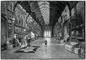 Die Bildergalerie, Kilkenny Castle, 19. Jahrhundert