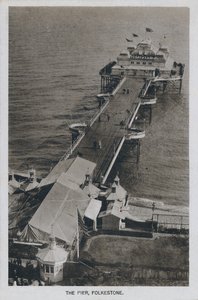 Der Pier, Folkestone, spätes 19. bis frühes 20. Jahrhundert