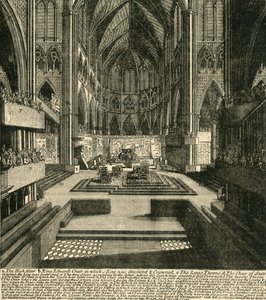 Die Vorbereitungen zur Krönung von James II. und seiner Königin, 1685, 1881 von Unbekannt