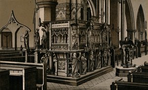 Die Kanzel, St. Nikolaikirche, ca. 1880