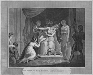 Die Königin von König Stephan bittet die Kaiserin Matilda im Namen ihres Mannes, 1838 von Unbekannt