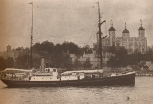 Die Quest, bei der Sir Ernest Shackleton im September 1921 aufbrach, auf was sich als seine letzte Reise herausstellen sollte