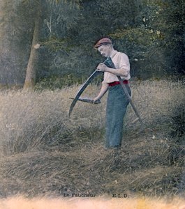 Der Schnitter, um 1900