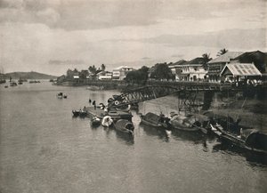 Das Flussufer und die Strandstraße, Moulmein von Unbekannt
