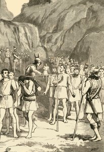 Die Römer passieren unter dem Joch bei den Caudinischen Gabeln, 1890