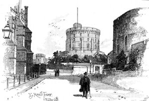 Der Runde Turm, Windsor Castle, Berkshire, 1900