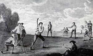 Der Royal Academy Club spielt Cricket