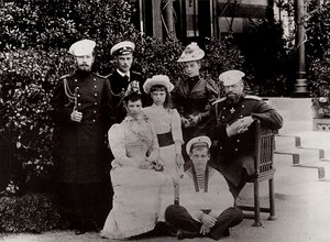Die russische kaiserliche Familie, um 1892-1894 von Unbekannt